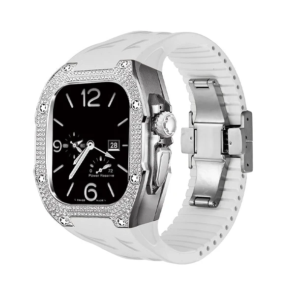 RM7006 Titanium 5A Zircon — Silver / White / 49 mm