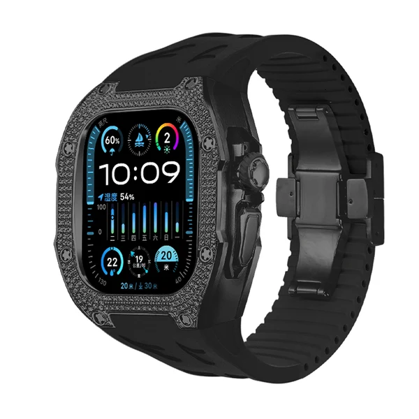 RM7006 Titanium 5A Zircon — Black / Black / 49 mm