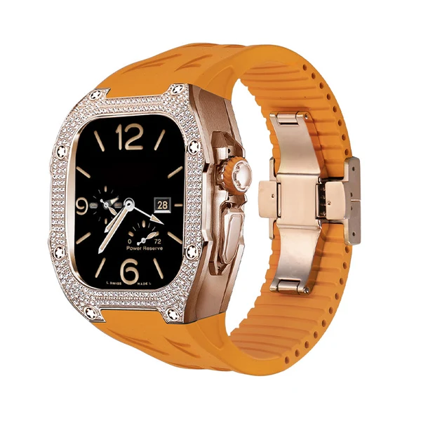 RM7006 Titanium 5A Zircon — Rose Gold / Orange / 49 mm