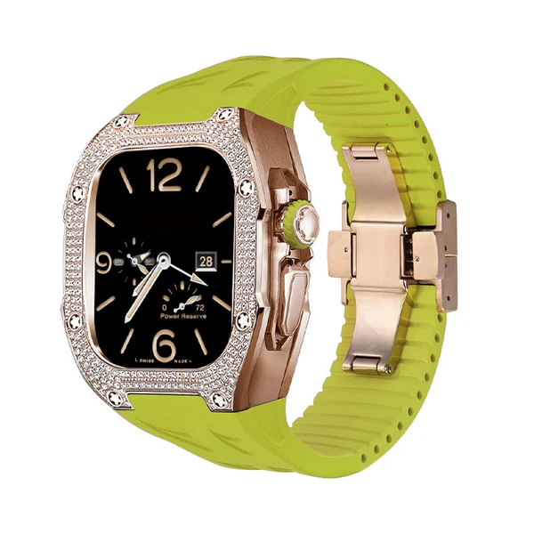 RM7006 Titanium 5A Zircon — Rose Gold / Green / 49 mm