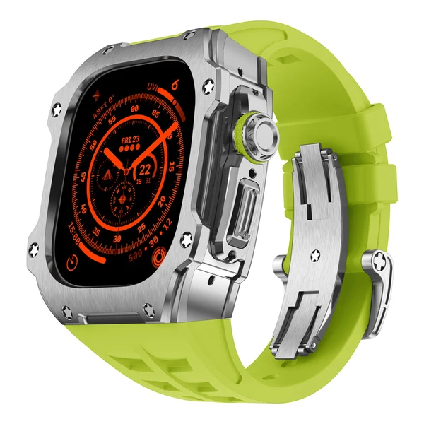 RM7015 Silver Vanguard — Verde / 49 mm