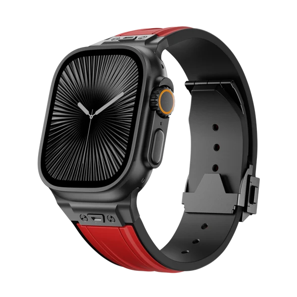 Mechanical Edition Sport Band — Rojo – hebilla negra / 46mm/45mm/44mm