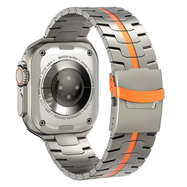 Titanium Band For Apple Watch — Tytanowy pomarańczowy / 40mm/41mm/42mm
