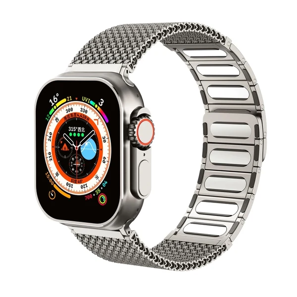 Braided Magnetic Band For Apple Watch — Titanio / 40mm/41mm/42mm