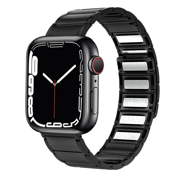 Braided Magnetic Band For Apple Watch — Nuovo nero / 40mm/41mm/42mm