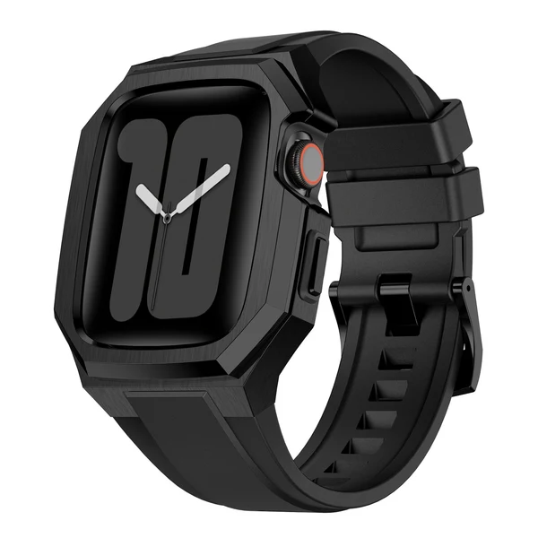 Stainless Steel Sport — Schwarz / 44 mm