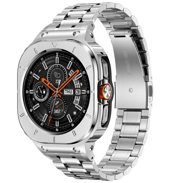 Galaxy Stainless Steel — Argintiu / 47 mm