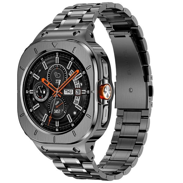 Galaxy Stainless Steel — Gri / 47 mm