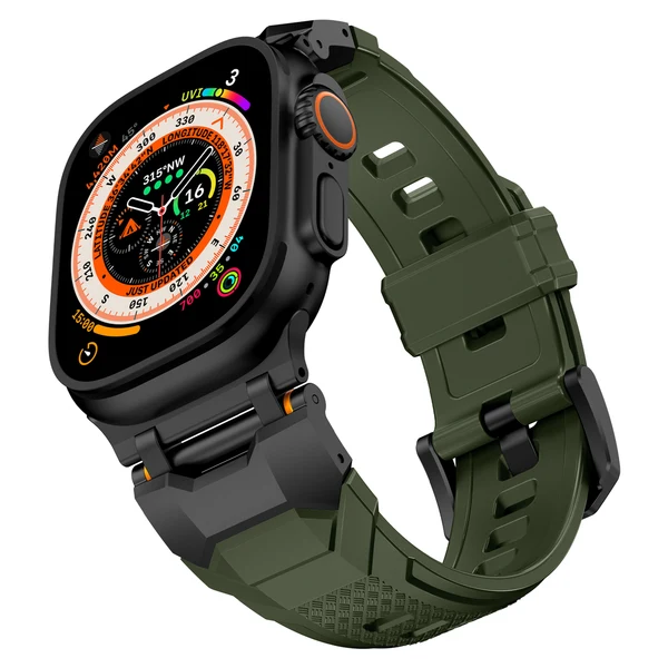 The Airfoil Band — Verde – adaptador preto / 46mm/45mm/44mm