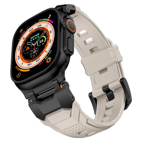 The Airfoil Band — Luz das estrelas – adaptador preto / 46mm/45mm/44mm