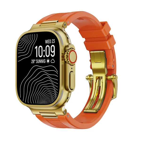 The Chrono Strata — Orange-Gold / 46mm/45mm/44mm