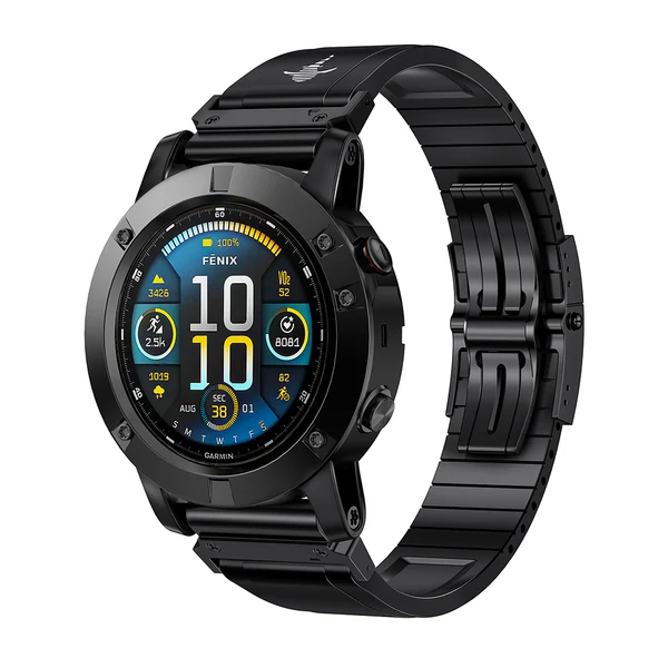 The Shark — Fine Watchmaking Grade FKM Garmin Watch Band