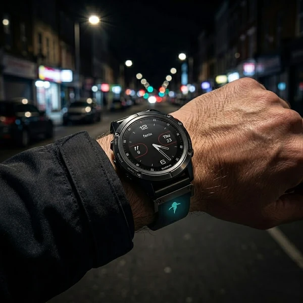 The Shark — Fine Watchmaking Grade FKM Garmin Watch Band, view 7 of 21