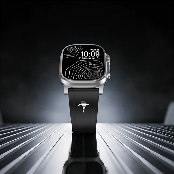 The Shark — Fine Watchmaking Grade FKM Apple Watch Band, widok 2 z 21