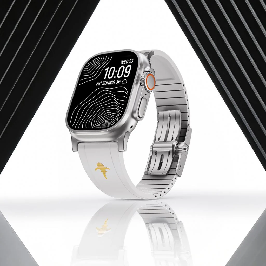 The Shark — Fine Watchmaking Grade FKM Apple Watch Band – detal