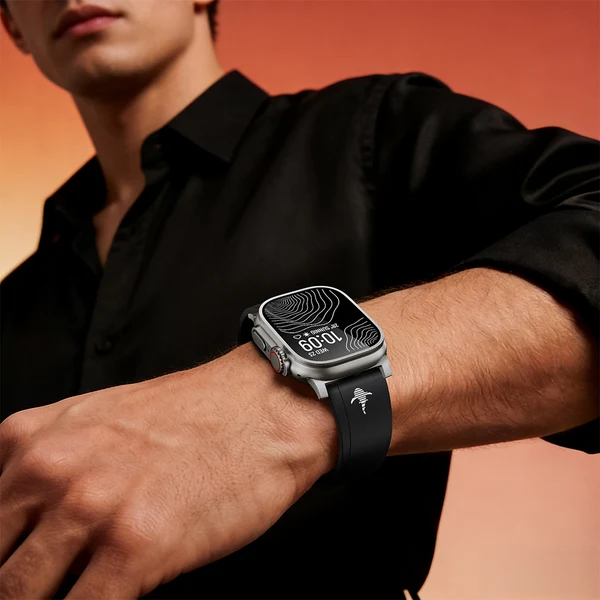The Shark — Fine Watchmaking Grade FKM Apple Watch Band, widok 6 z 21