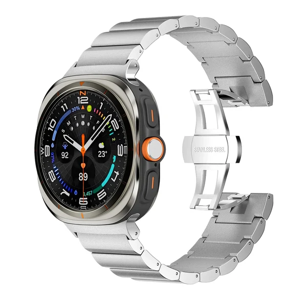 Titanium Band T01 For Samsung Galaxy Watch — Zilver / Galaxy Watch Ultra 47mm