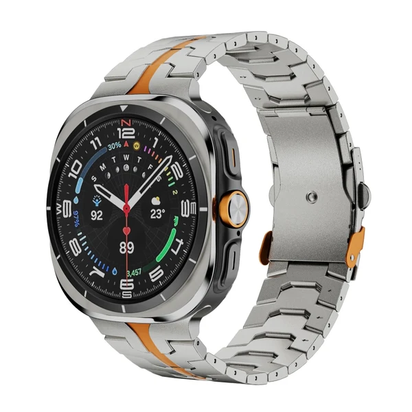 Titanium Band For Samsung Galaxy Watch — Titan-Orange / Galaxy Watch Ultra 47mm