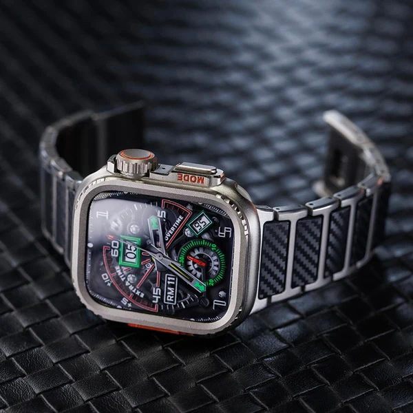 Titanium & Carbon Fiber Magnetic Link Band, Ansicht 2 von 9