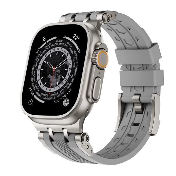 The Mobile Suit Band — Grijze band – titanium adapter / 46mm/45mm/44mm