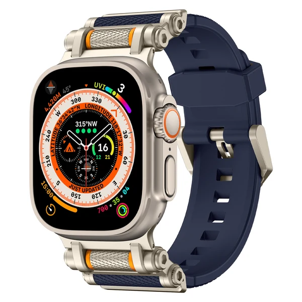Wheel of Fortune — Azul – adaptador de titanio / 46mm/45mm/44mm