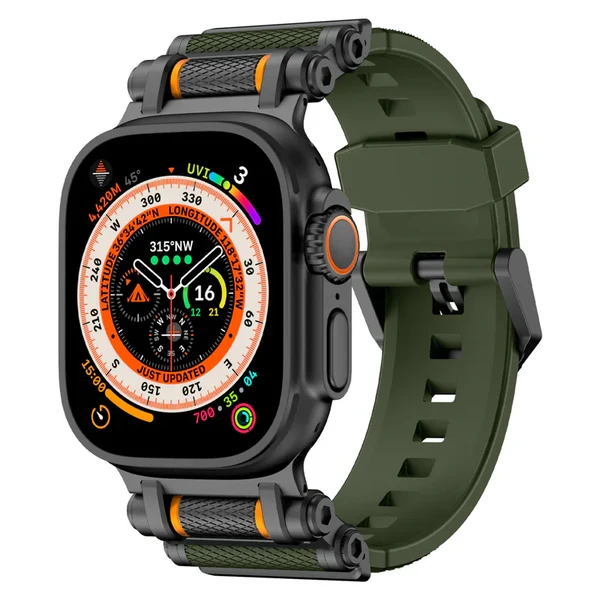 Wheel of Fortune — Verde – adaptador negro / 46mm/45mm/44mm