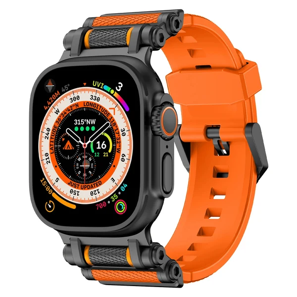 Wheel of Fortune — Naranja – adaptador negro / 46mm/45mm/44mm