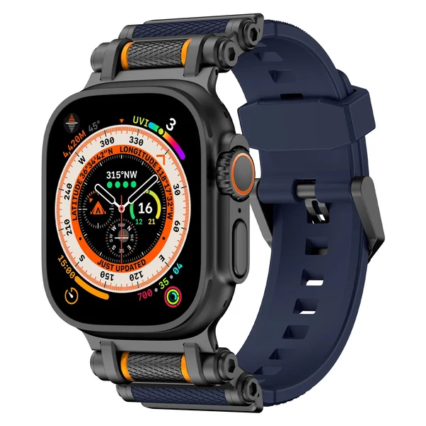 Wheel of Fortune — Azul – adaptador negro / 46mm/45mm/44mm